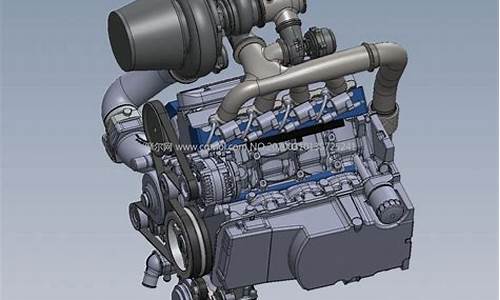 汽车发动机模型制作_发动机模型