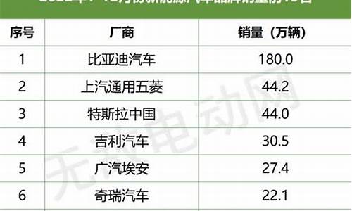 新能源汽车销量排行榜前十名_女性新能源汽车销量排行榜前十名